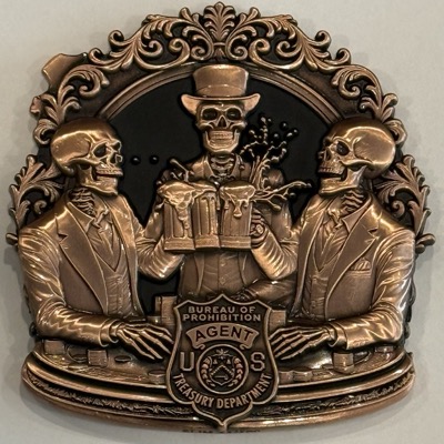 Defunct US Treasury Bureau of Prohibition