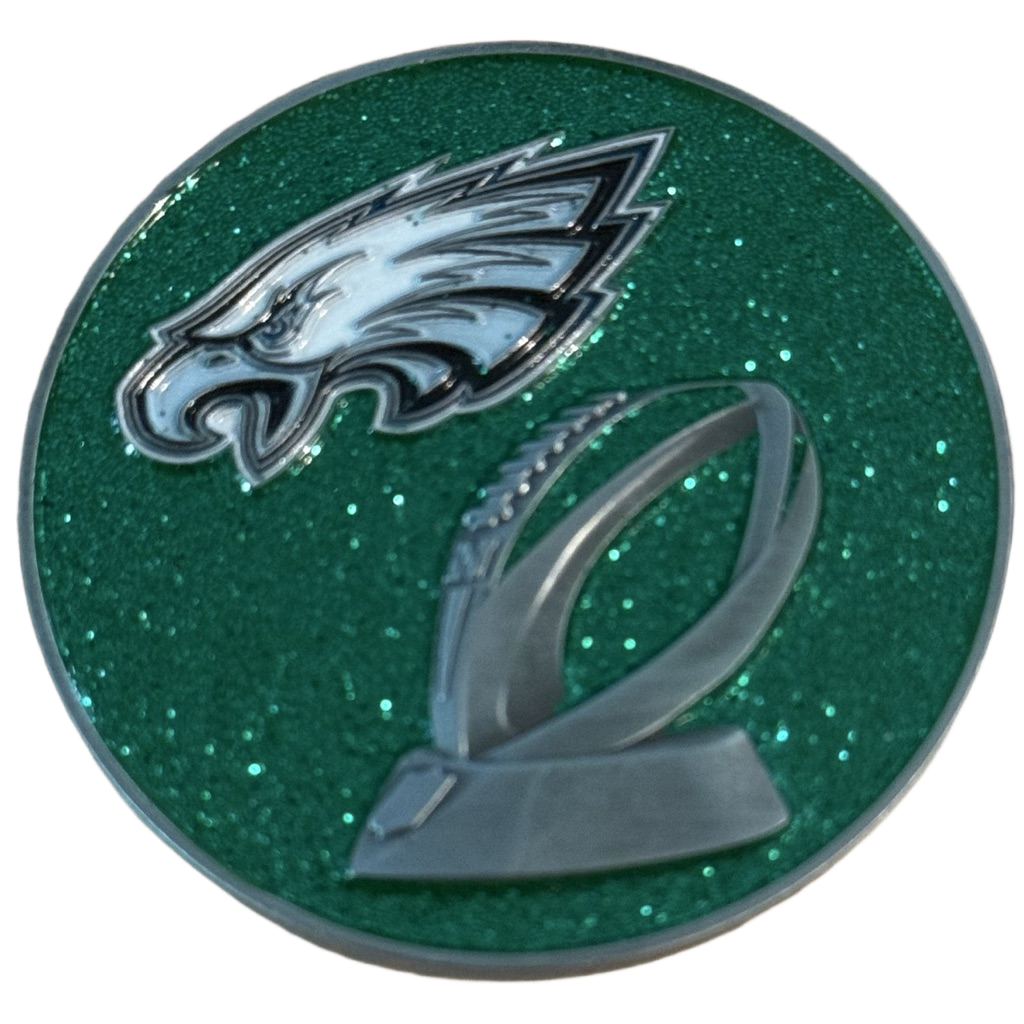 Philadelphia Police Department Eagles 2024 NFC Champions Challenge Coin — back