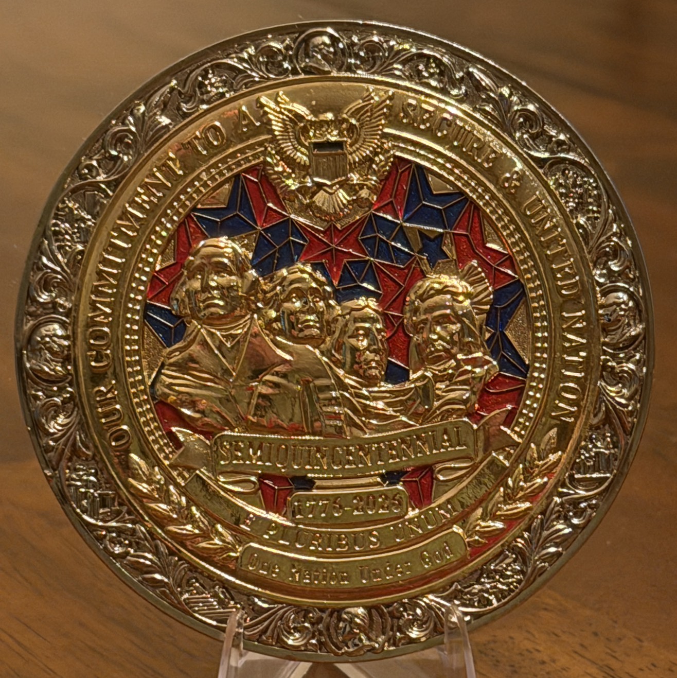 TSA 250th Anniversary — back