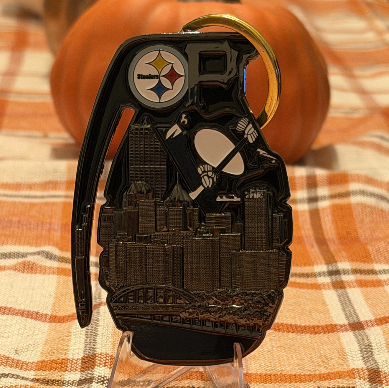 Pennsylvania State Police Penguin Grenade (duck camo) — back