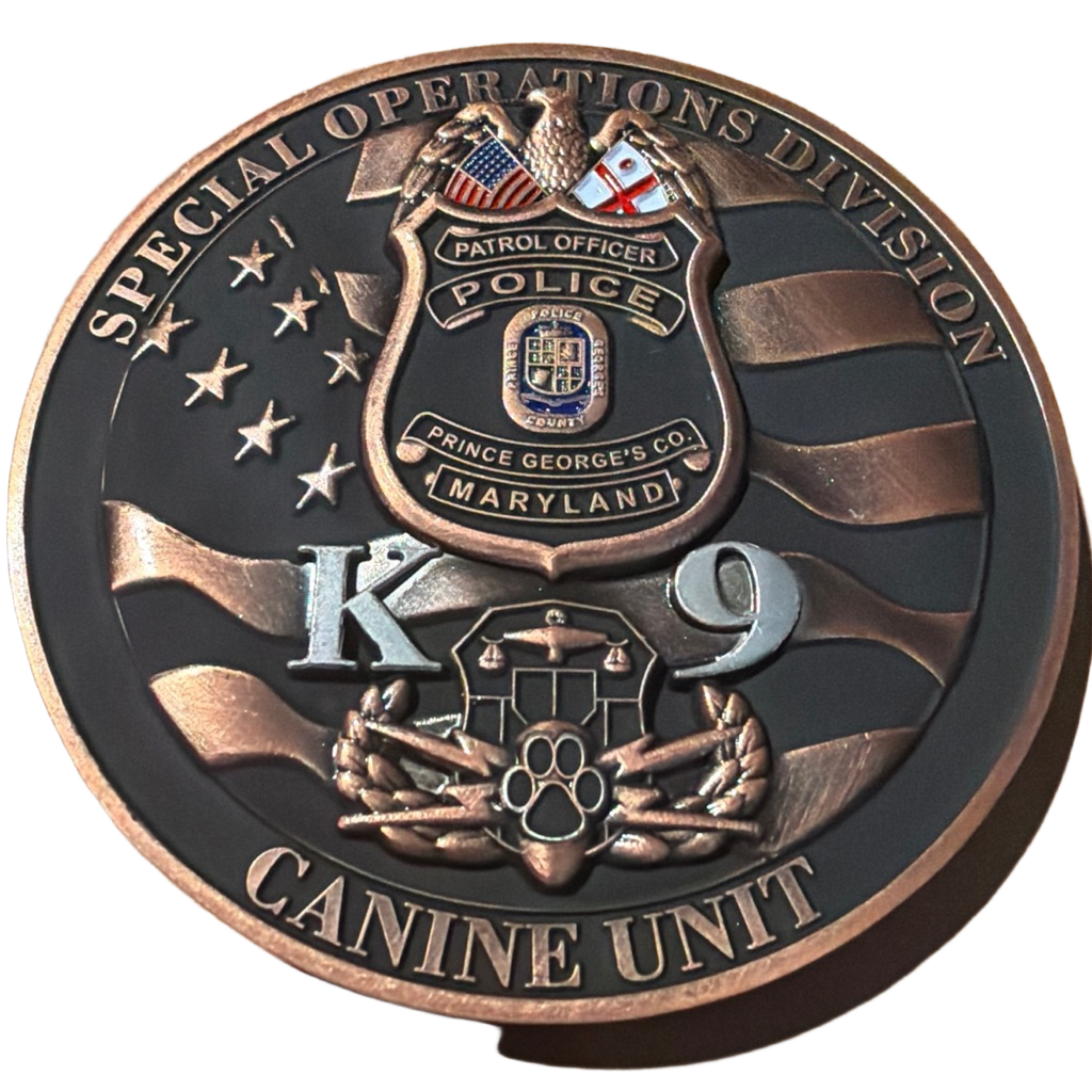 Special Operations Division K9 Maryland — front