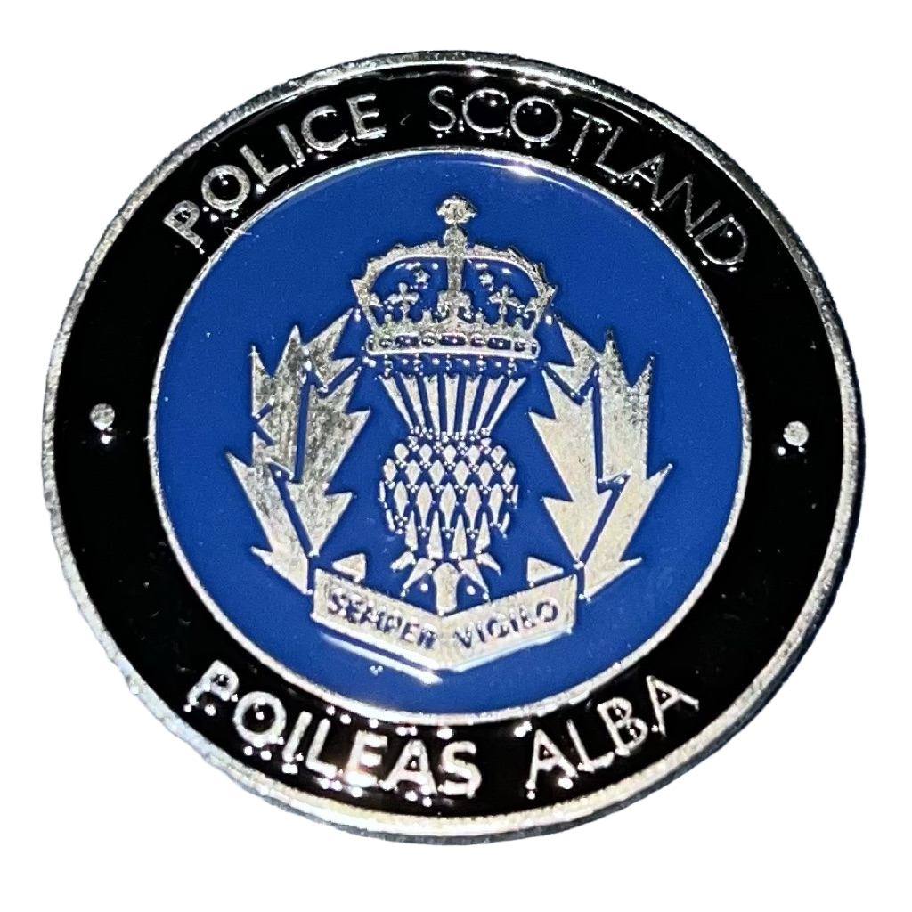 Police Scotland Armed Policing Challenge Coin — back