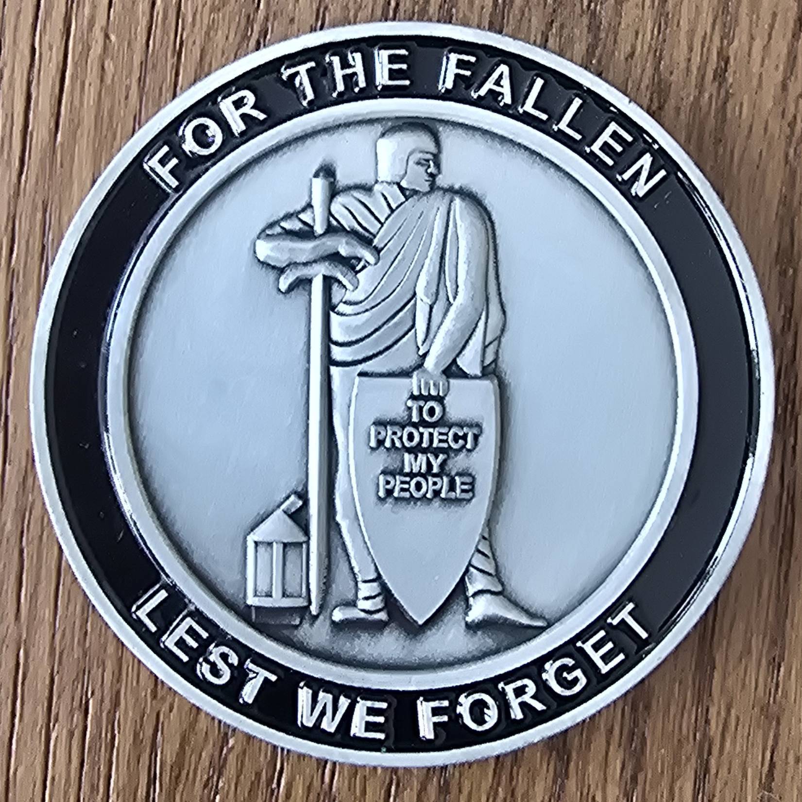For the fallen — back