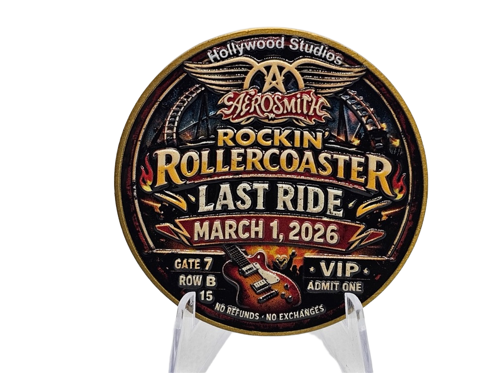 Disney Aerosmith Rocking Rollercoaster Last Ride — front