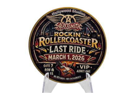 Disney Aerosmith Rocking Rollercoaster Last Ride