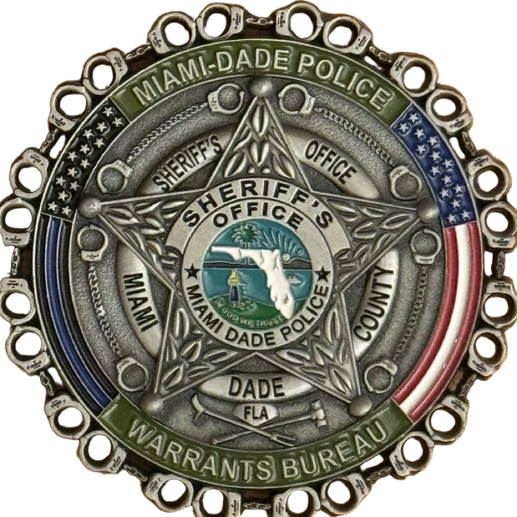 Miami-Dade Police Warrants Bureau - Florida — back