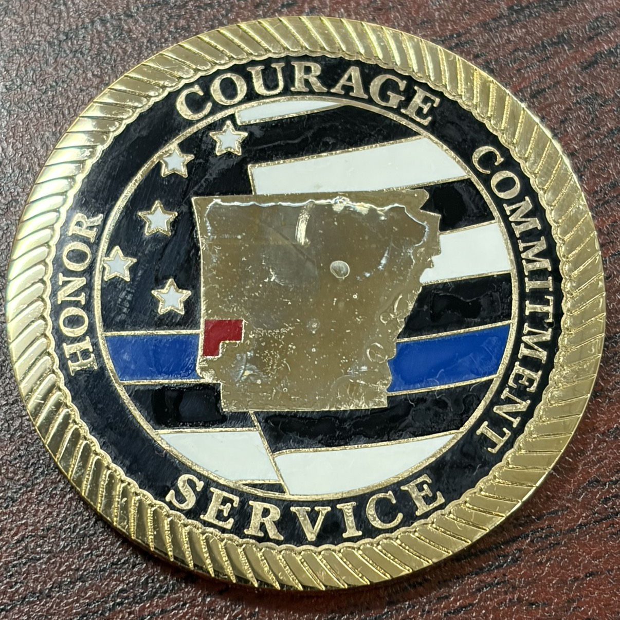 Polk County Sheriff Office Coin — back