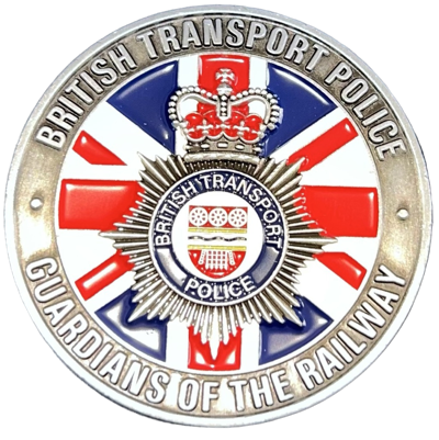 British Transport Police King Charles II Coronation Challenge Coin