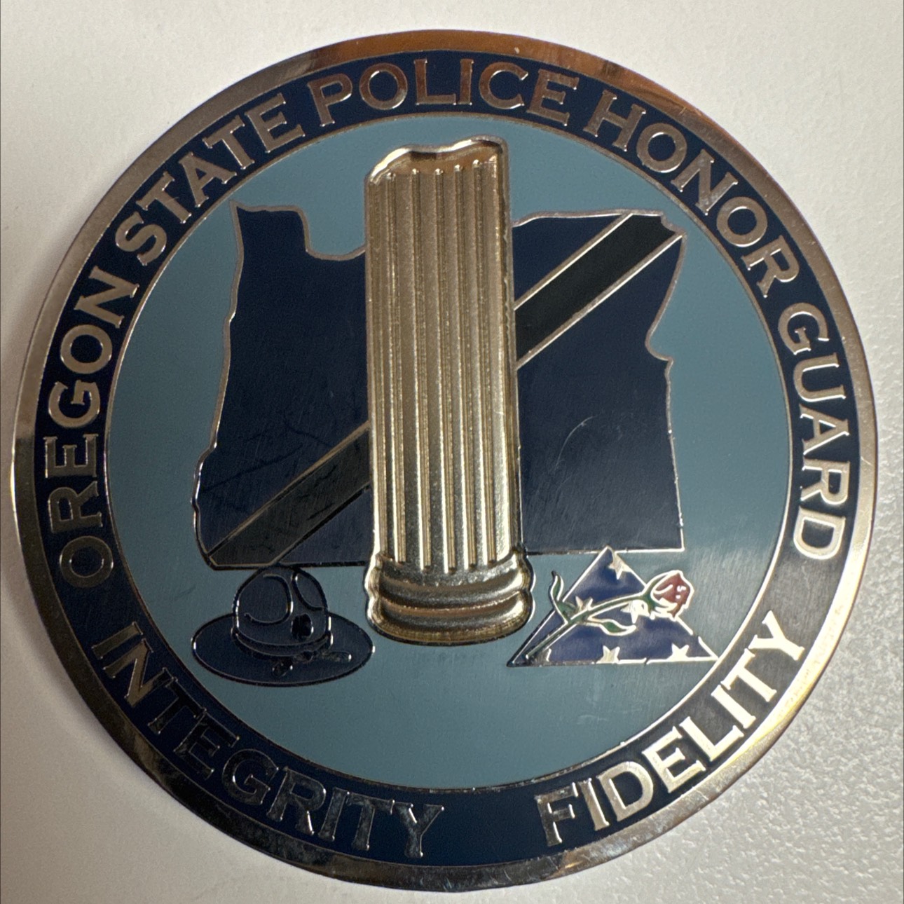 Oregon State Police Honor Guard — back