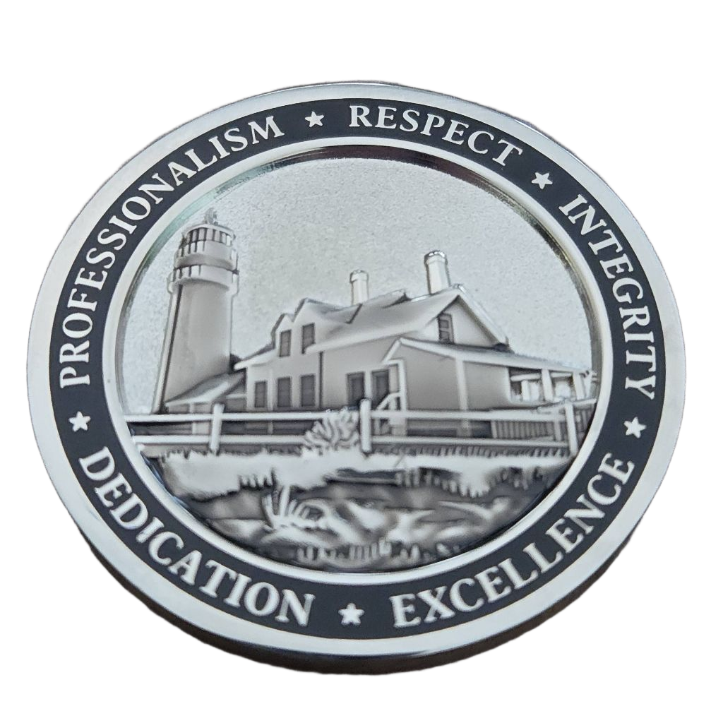 Truro Police Department Coin — back