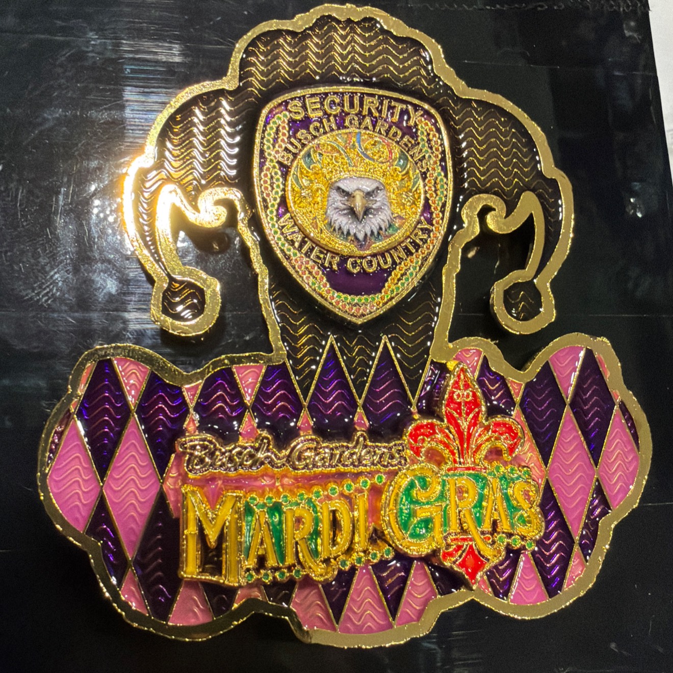 Bush Gardens - Williamsburg - Mardi Gras- Gold — back