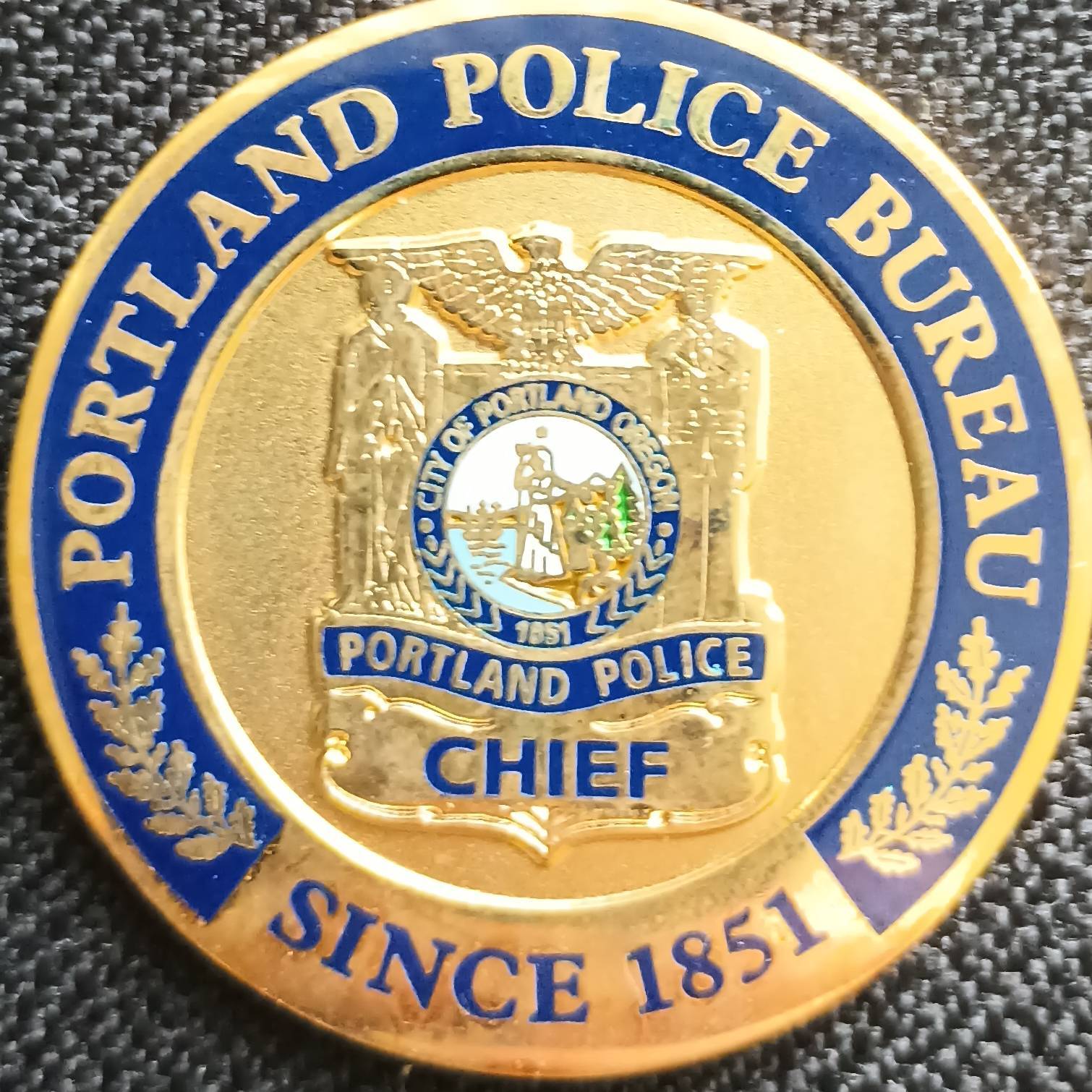 Portland Police Bureau Chief's Coin — front