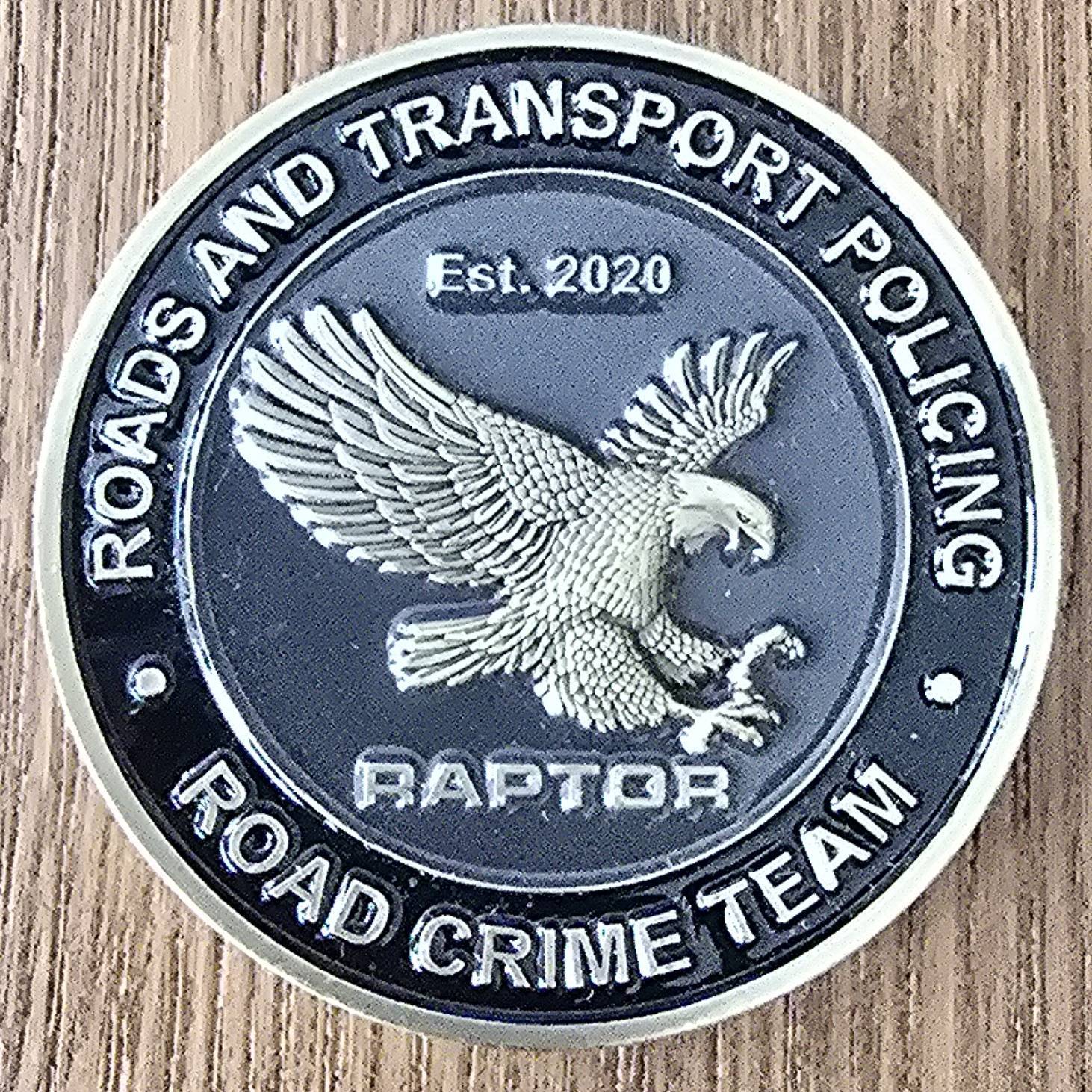 Roads and Transport Policing - gold — back