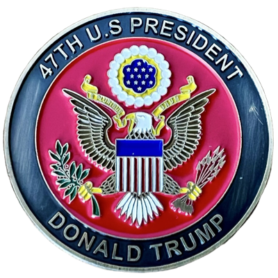 47th U.S. President Donald Trump Challenge Coin