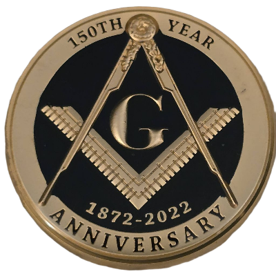 Riverside Lodge No. 503 150th Anniversary Masonic Challenge Coin