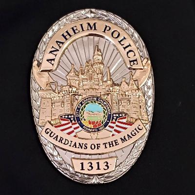Anaheim Police Resort Policing Team Challenge Coin