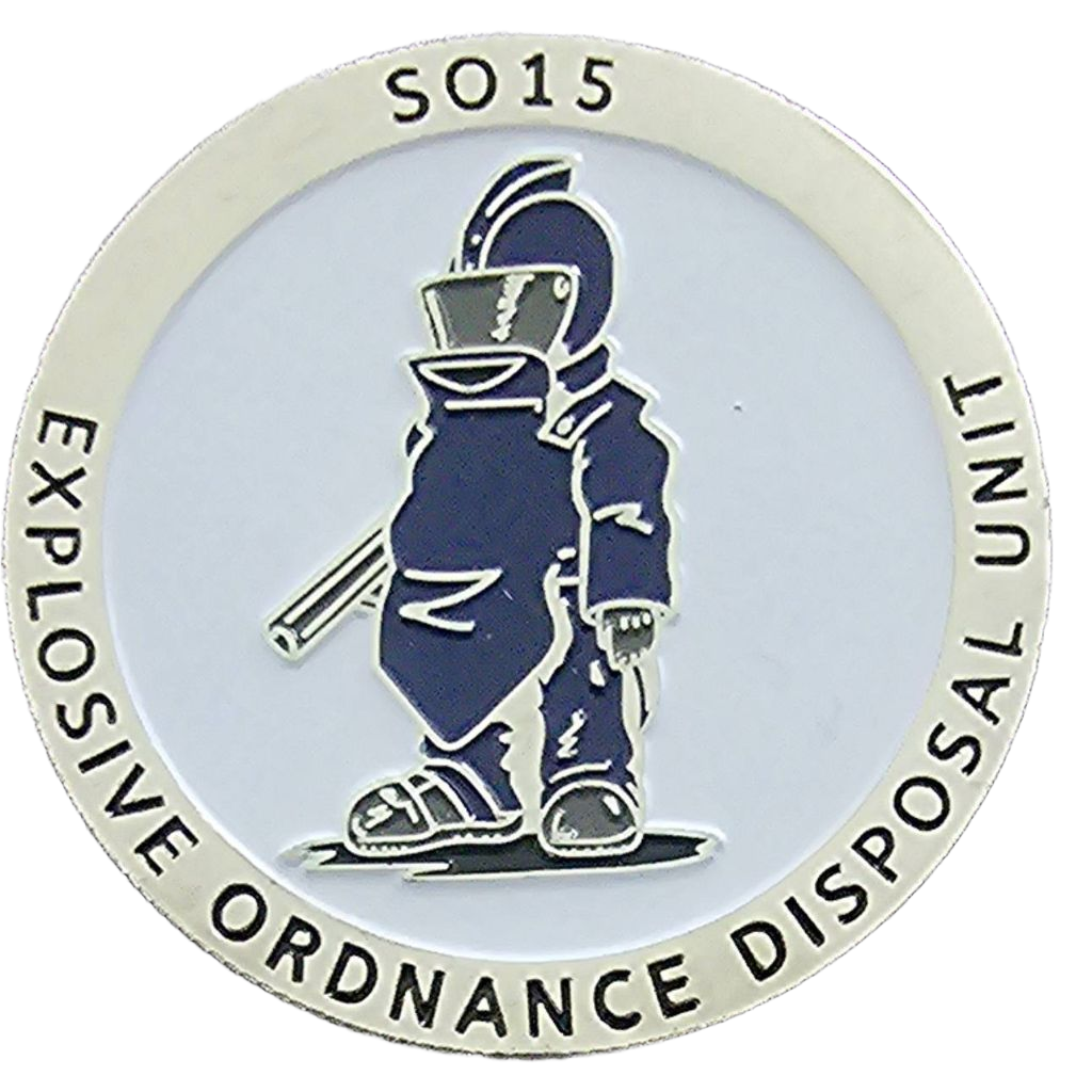 Metropolitan Police Service Counter Terrorism Command Bomb Disposal Challenge Coin — front