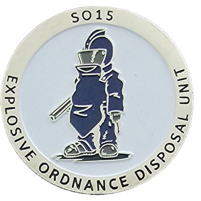 Metropolitan Police Service Counter Terrorism Command Bomb Disposal Challenge Coin