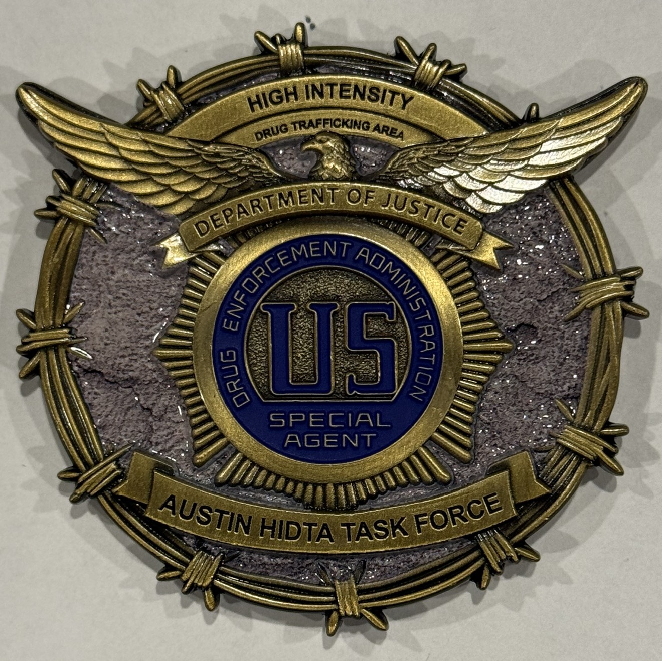 US Drug Enforcement Administration HIDTA Group 2 - Austin, Texas — back