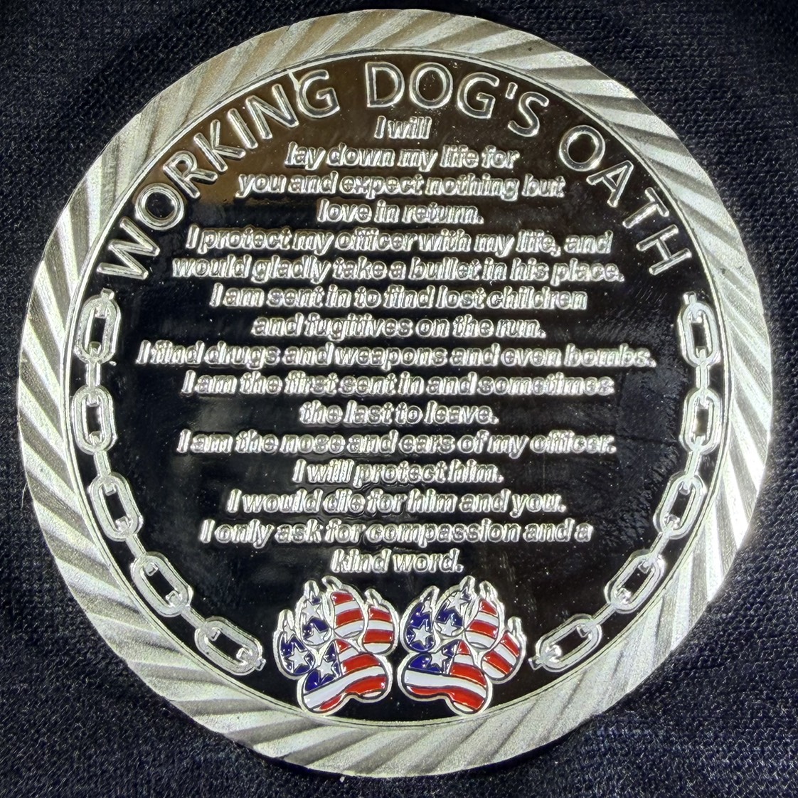 POLICE K-9 — back