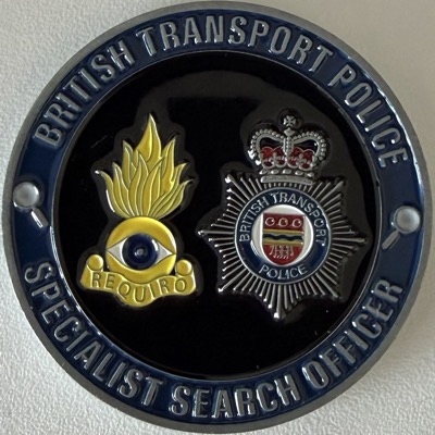 British Transport Police Specialist Search Officer Operation London Bridge Challenge Coin