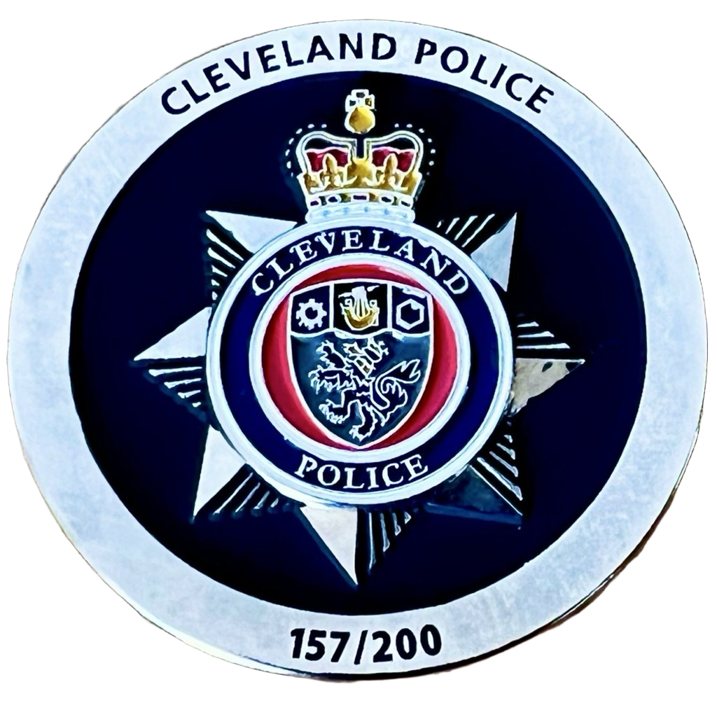 Cleveland Police Drone Unit Challenge Coin - Silver — back
