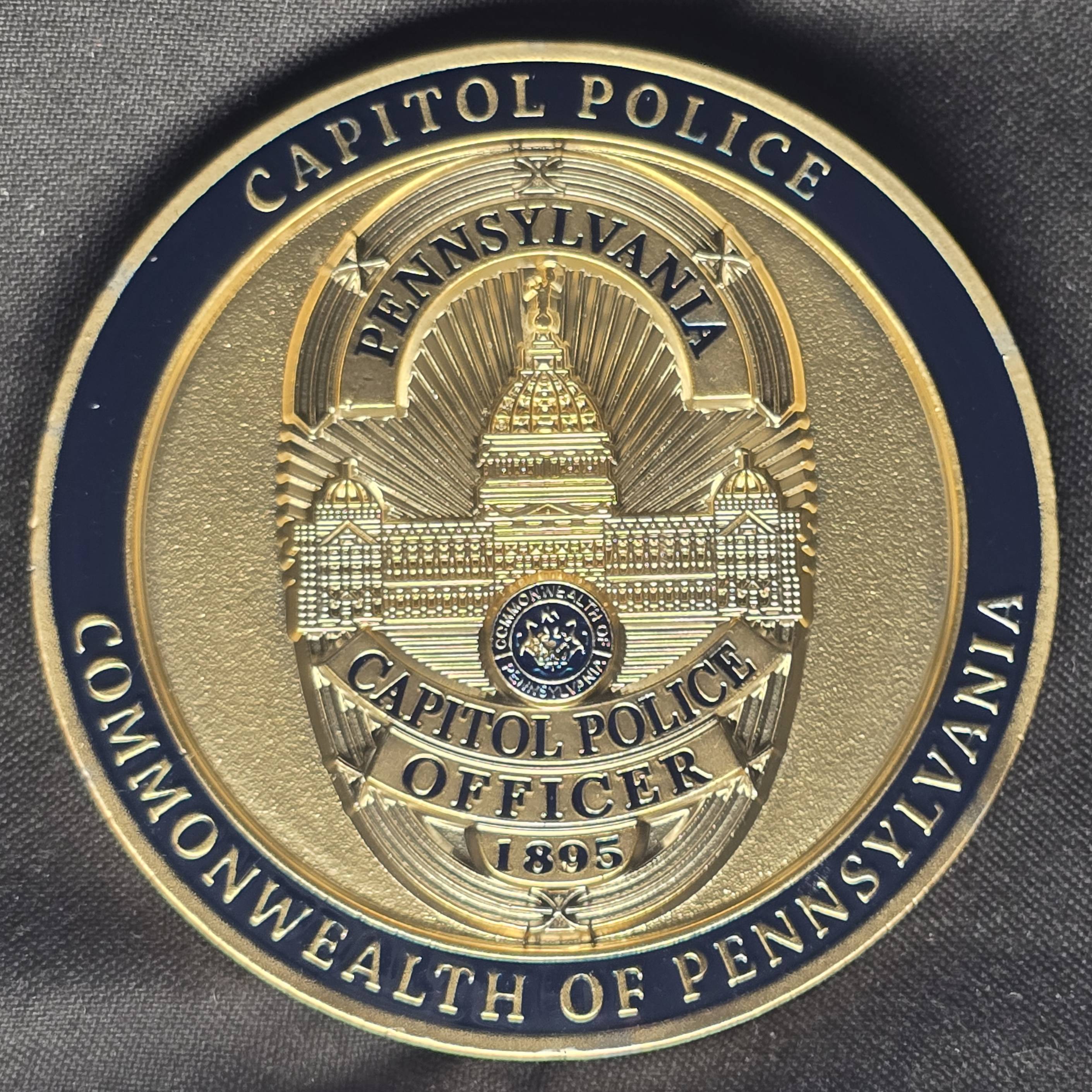 Commonwealth of Pennsylvania Capitol police — back