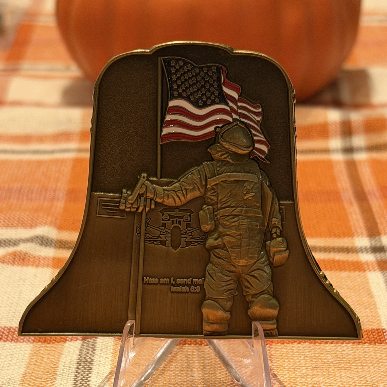 Bomb Tech Memorial Foundation Bell — back
