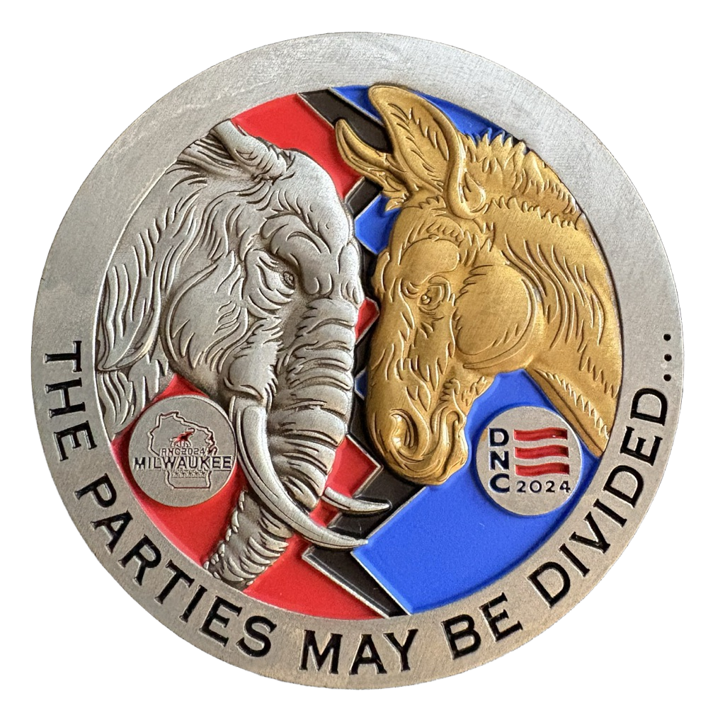 2024 RNC and DNC Coin — front