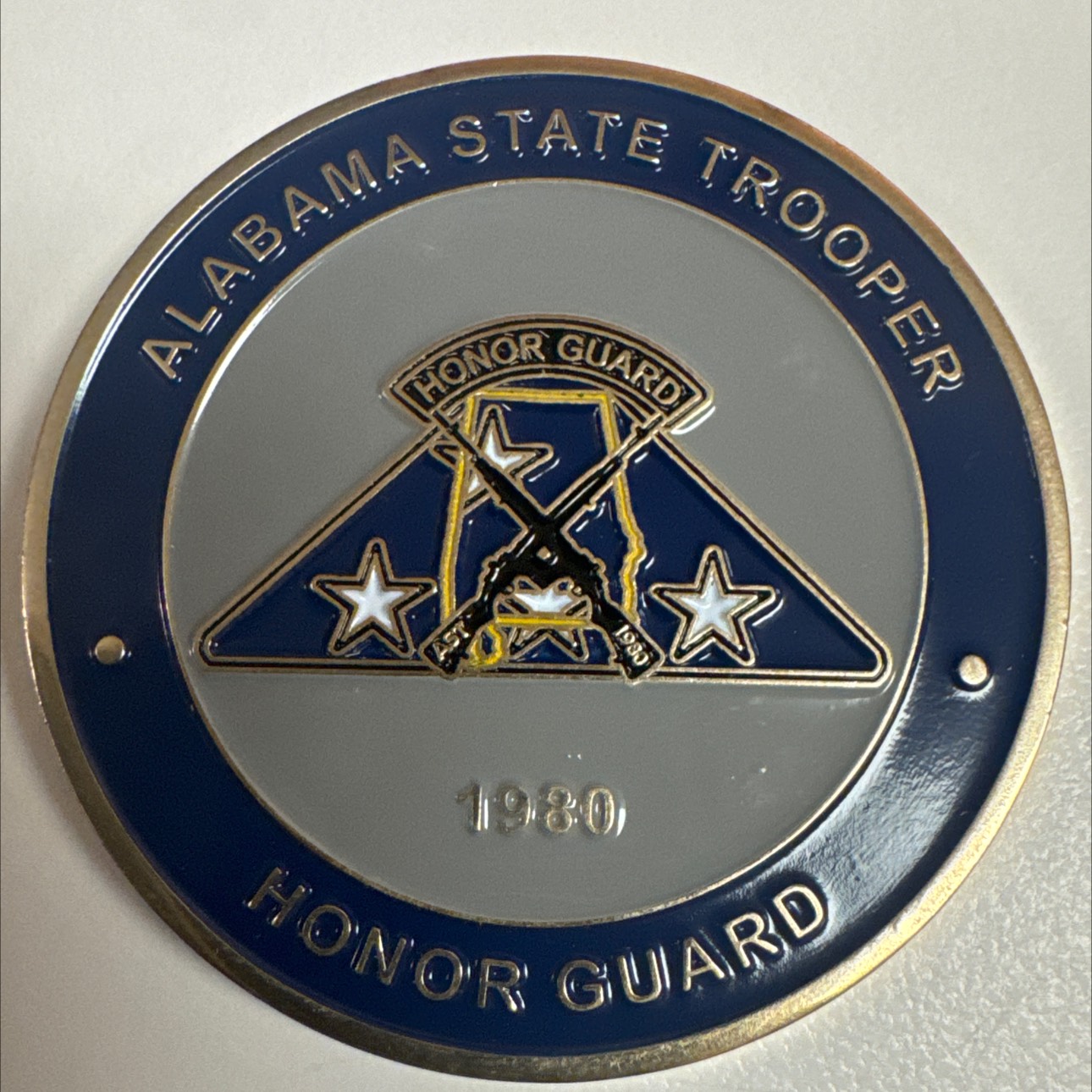 Alabama Department of Public Safety Honor Guard — back