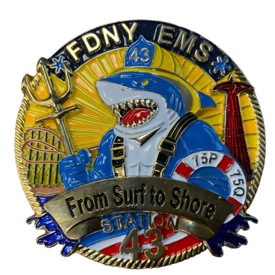 FDNY EMS Station 43 units 33Z, 75P, and 75Q