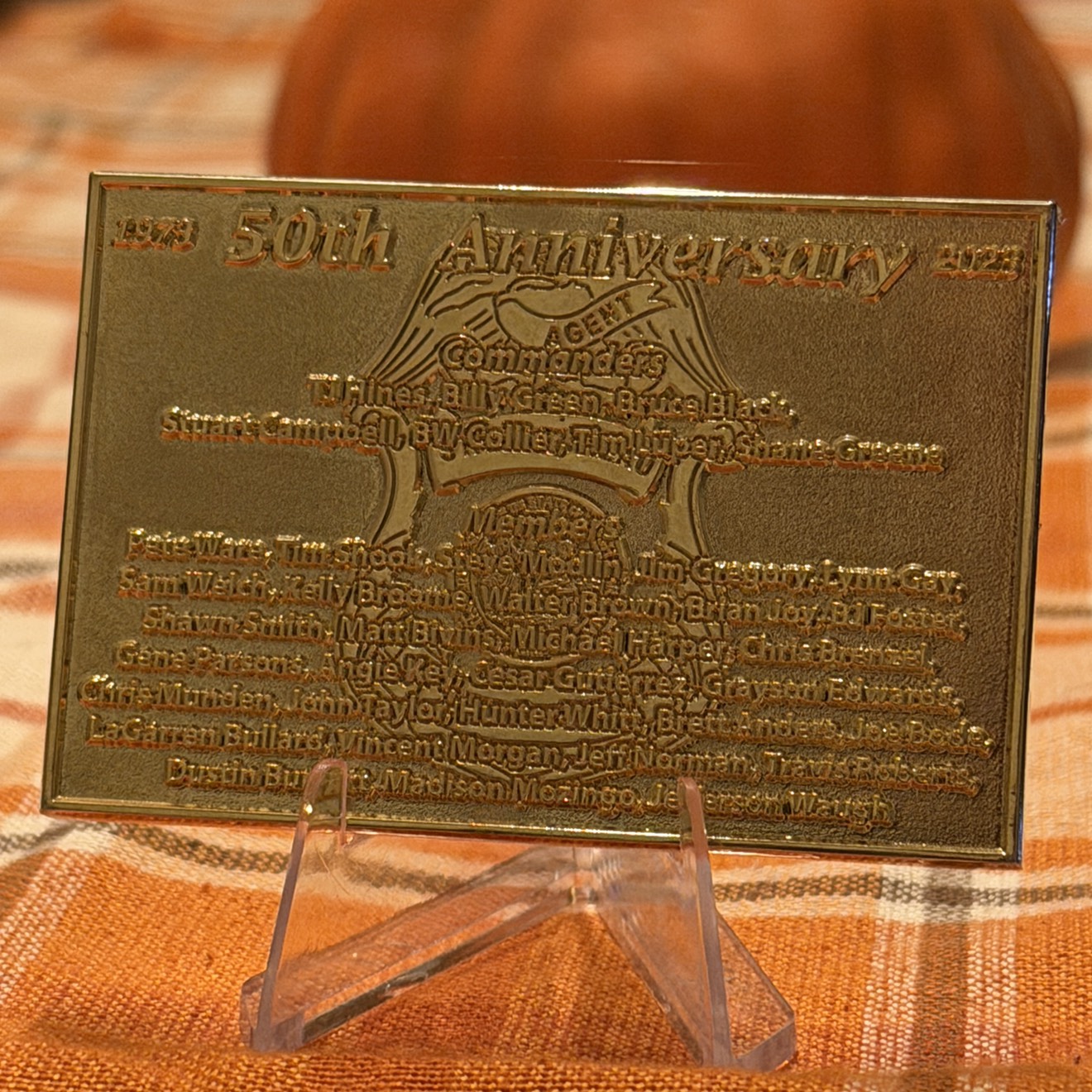 NCSBI Bomb Squad 50th Anniversary — back
