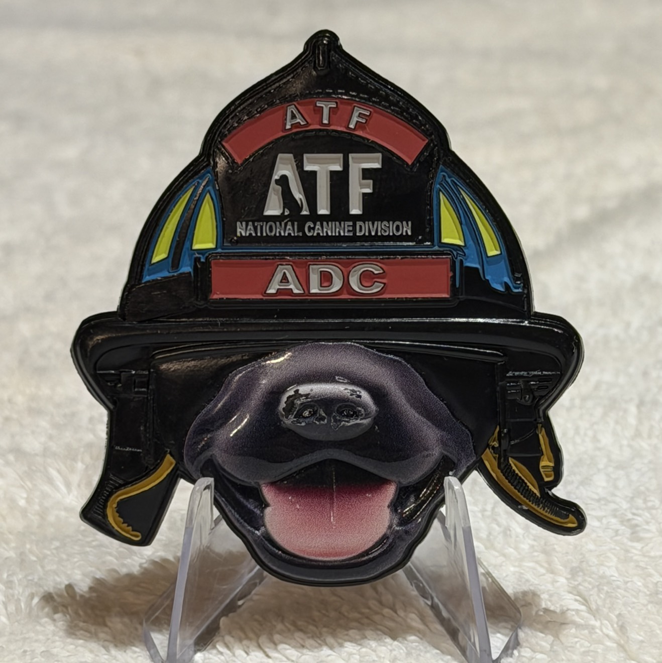 ATF ADC Black Lab Mack — front