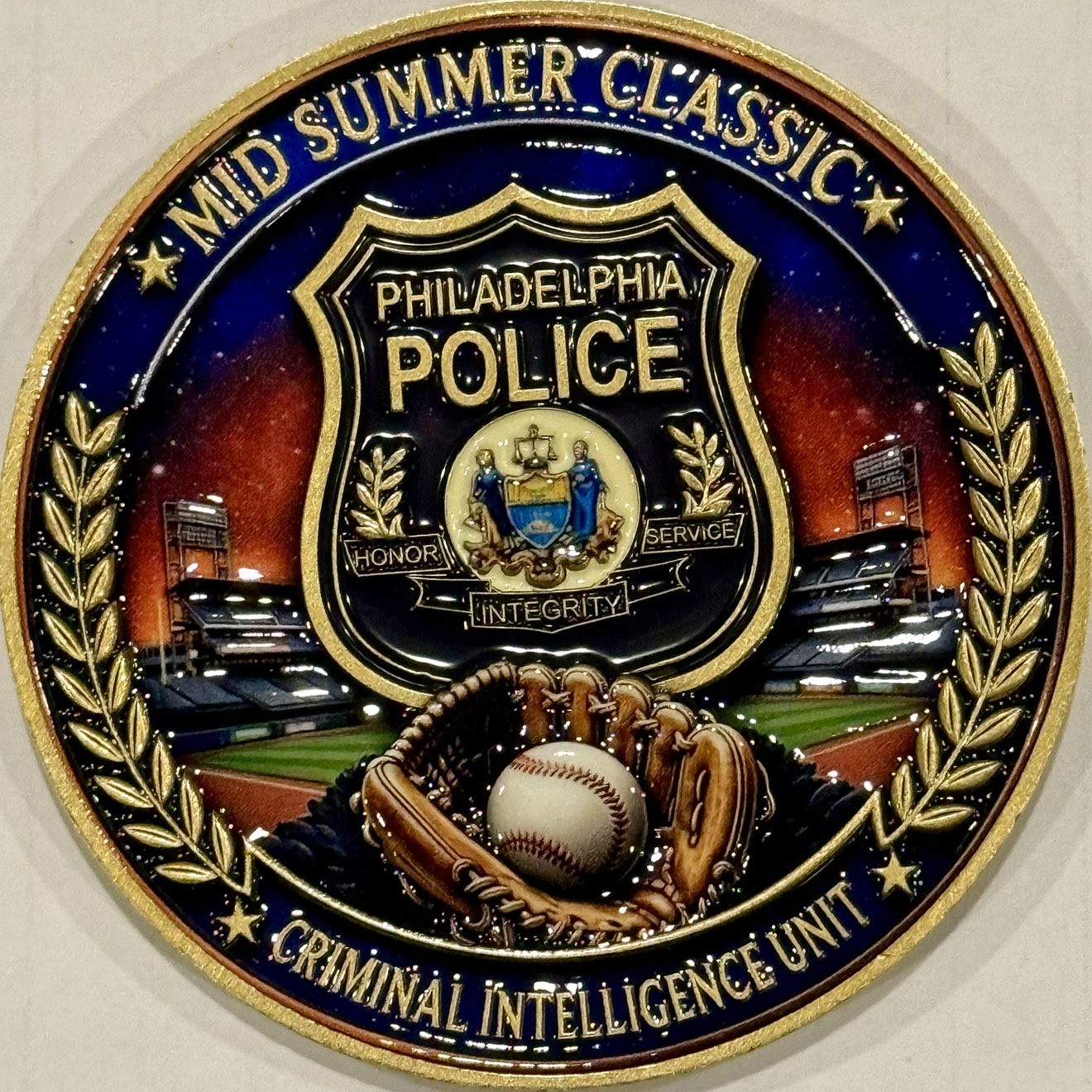 Philadelphia Police Department Criminal Intelligence Unit All-Star Game — front