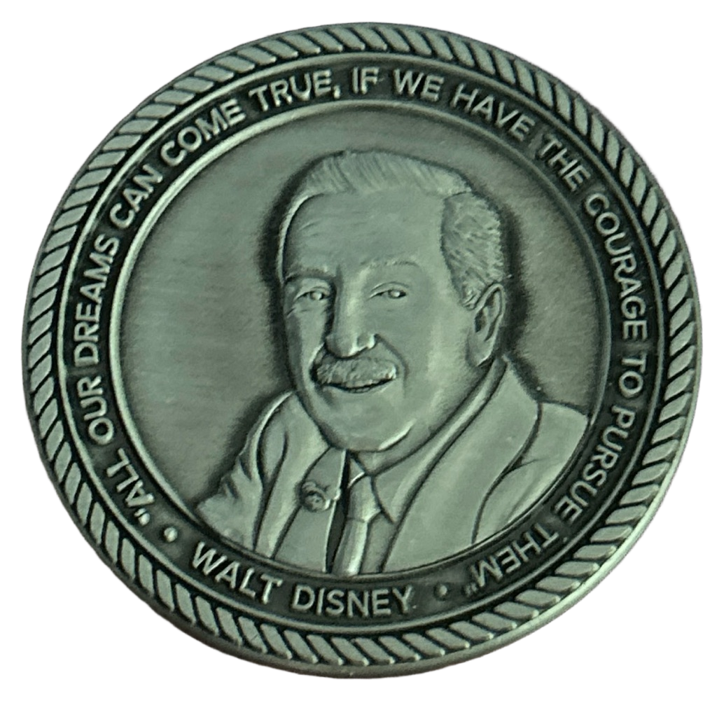 Walt Disney quote — front