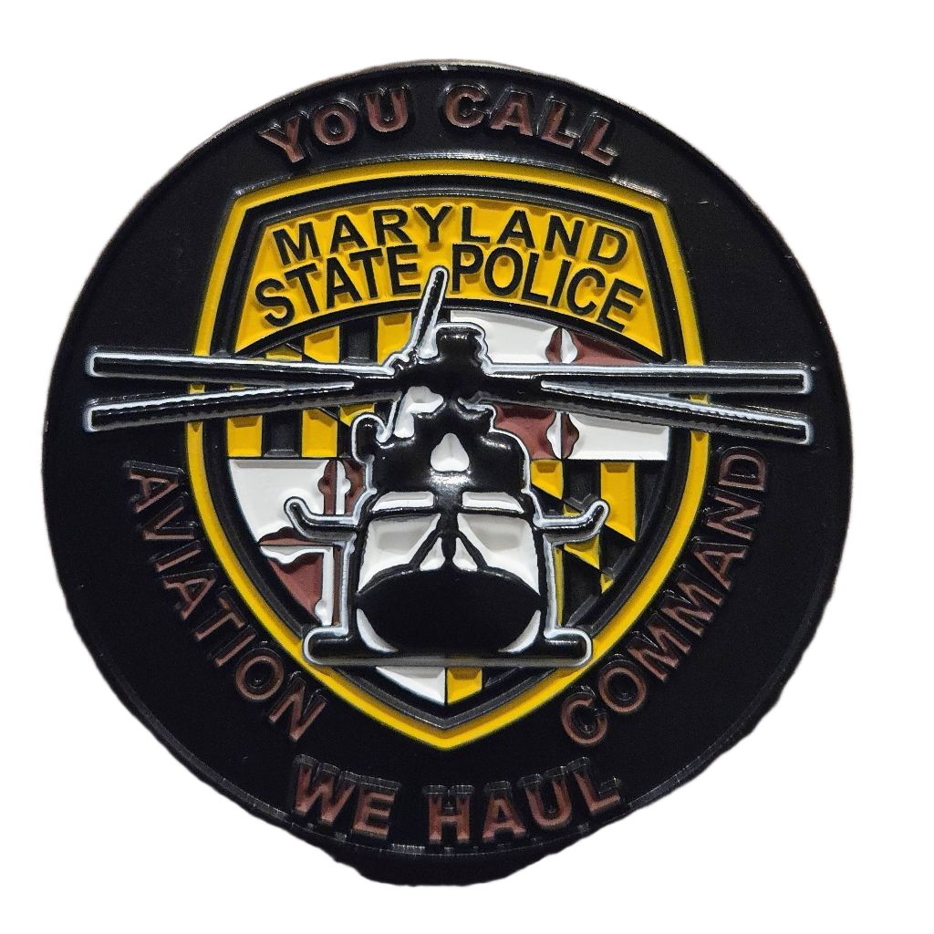 Maryland State Police Aviation Command Coin 3 — front