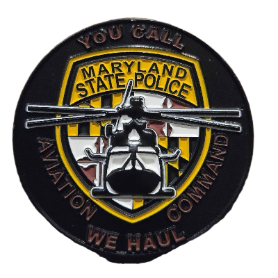 Maryland State Police Aviation Command Coin 3