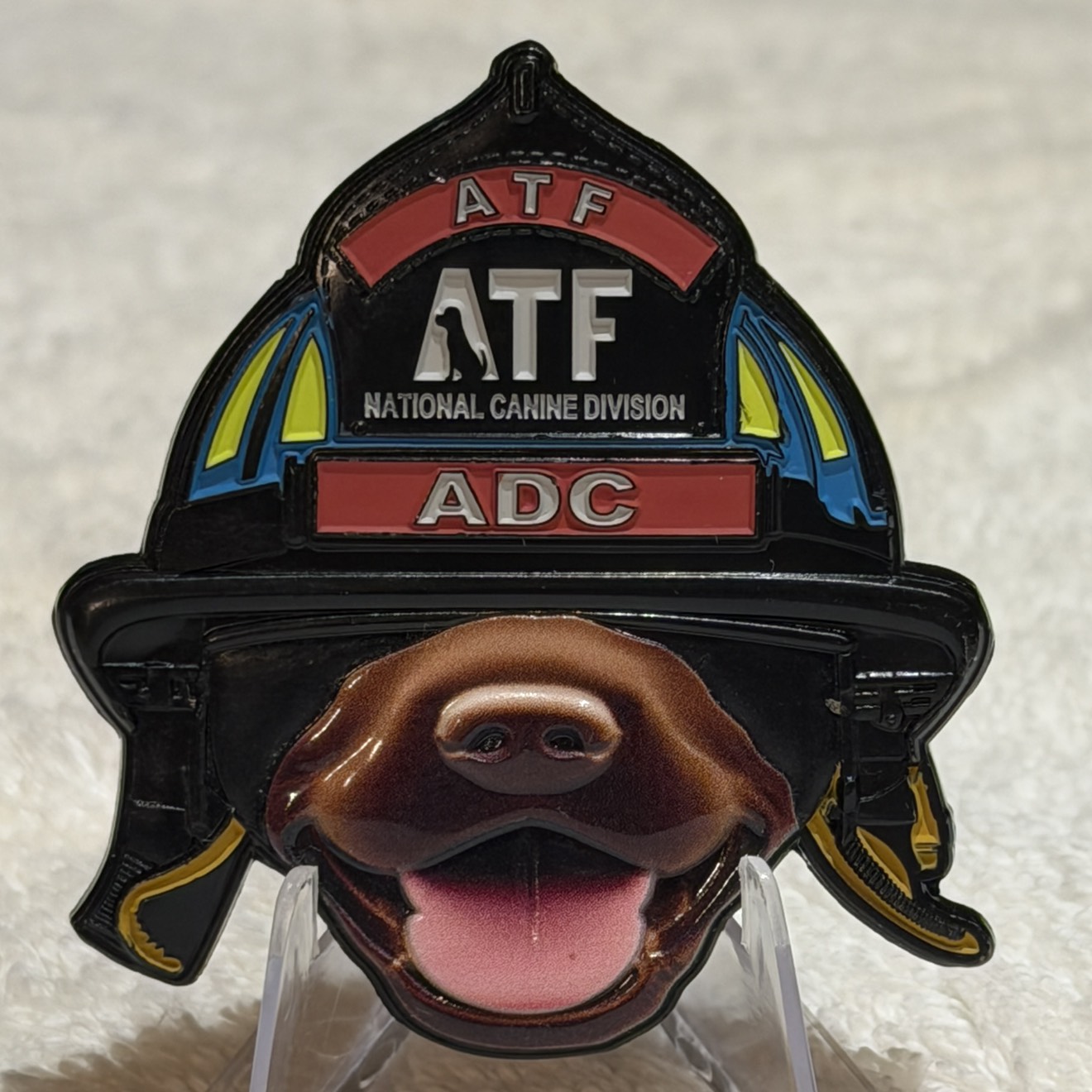 ATF ADC  Chocolate Lab Mack — front