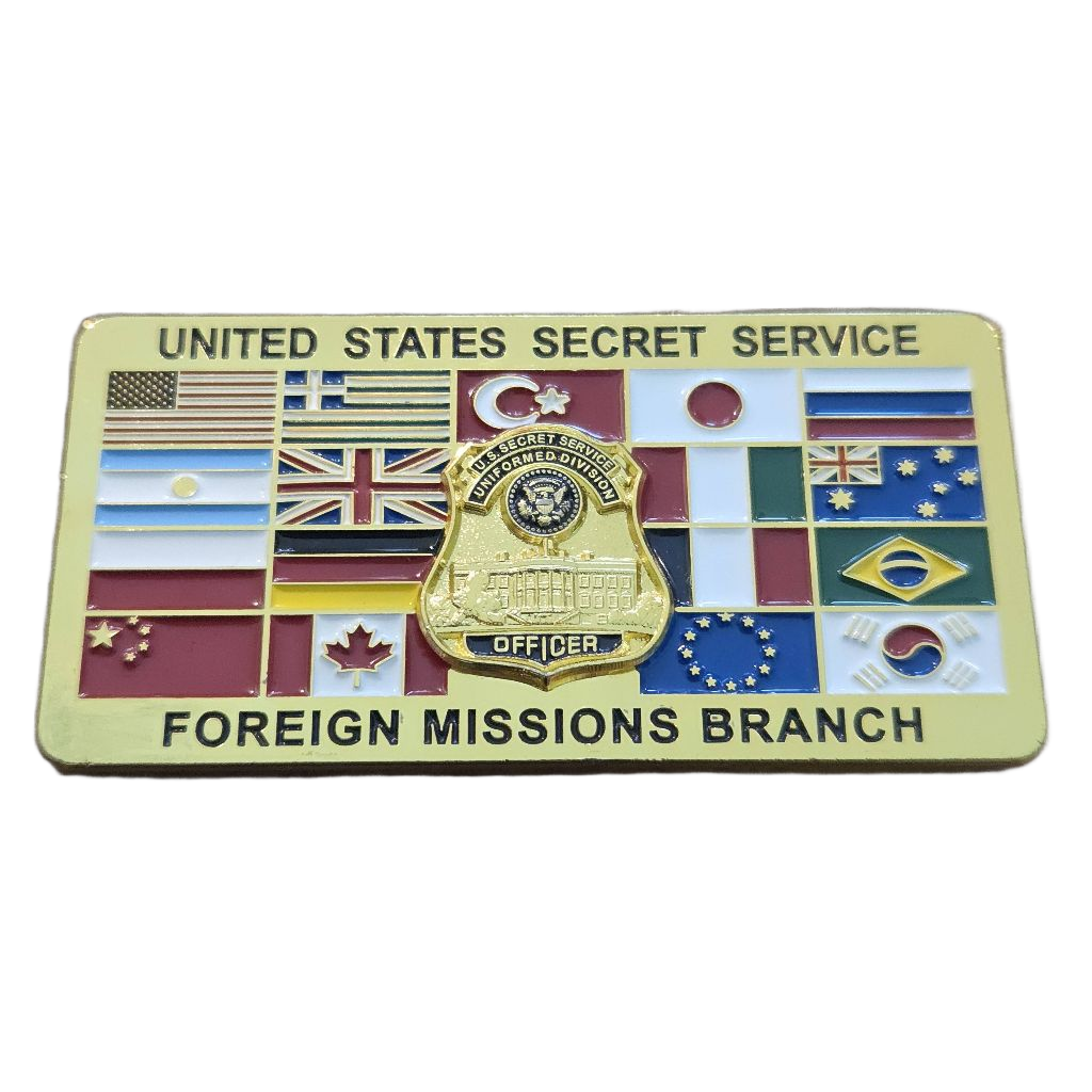 US Secret Service Foreign Missions Branch Coin — front