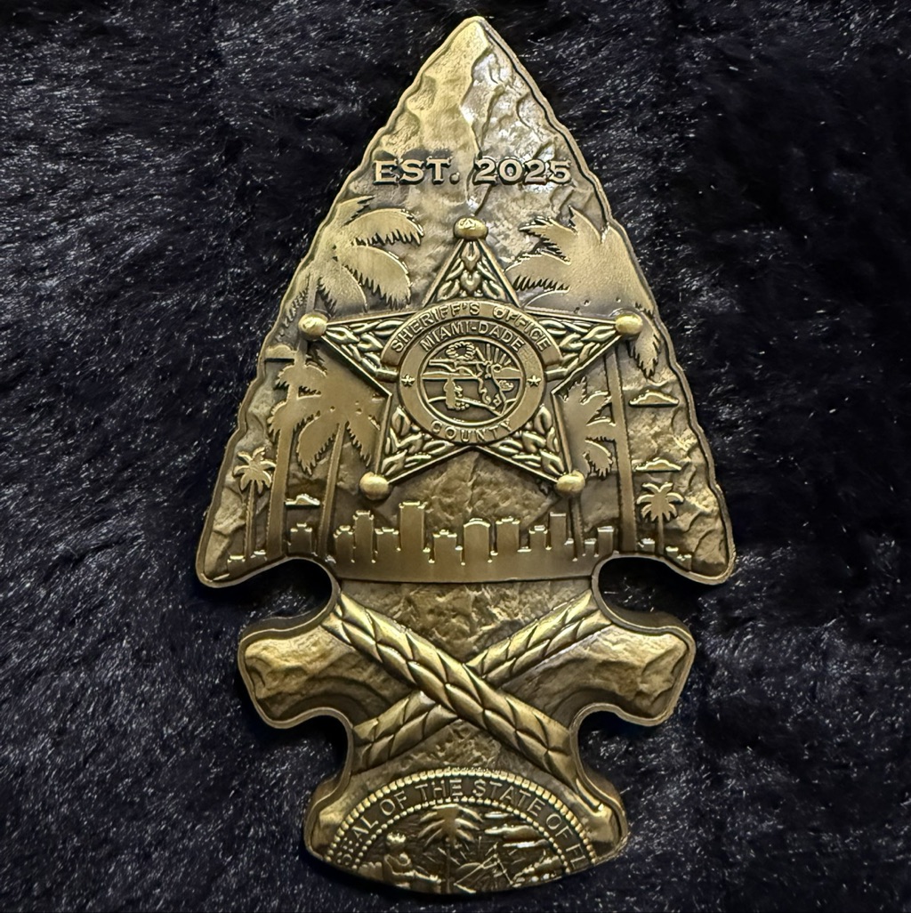 Miami-Dade Sheriff’s Office - 2025 Established (Gold Variant) — back
