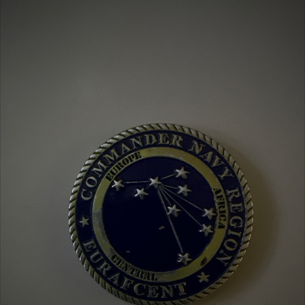 Eurafcent command coin — back