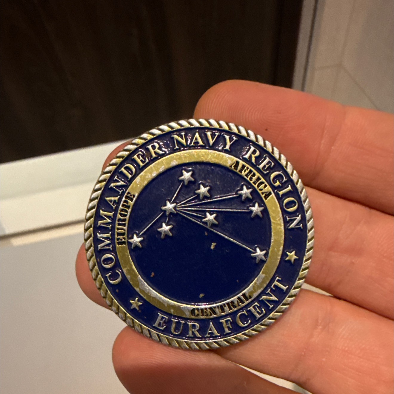 Eurafcent command coin — front