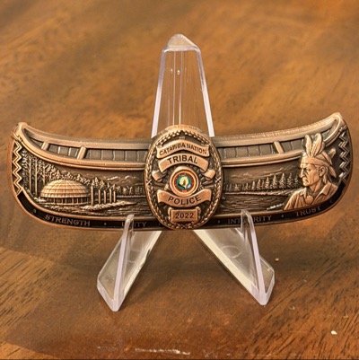 Catawba Nation Tribal Police Canoe