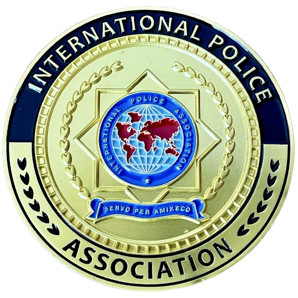 International Police Association UK Section Challenge Coin — back