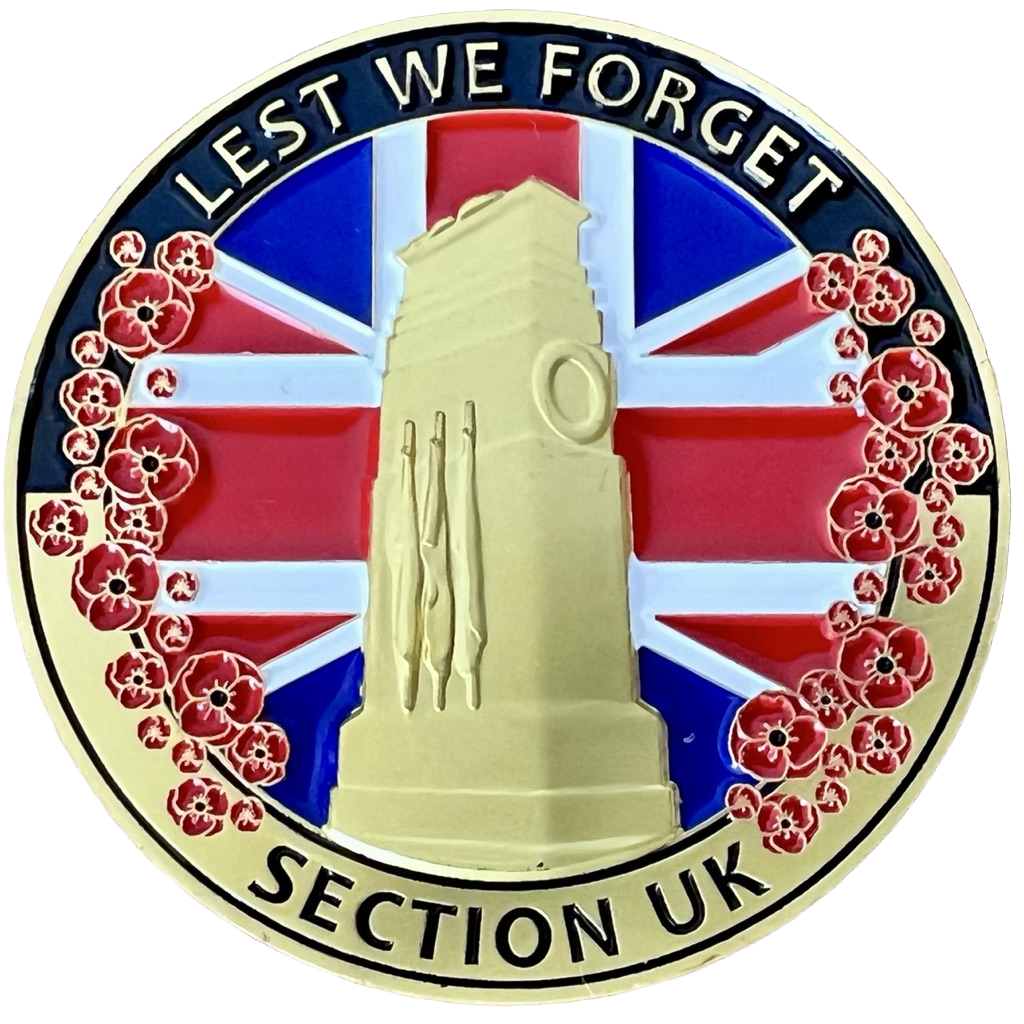 International Police Association UK Section Challenge Coin — front