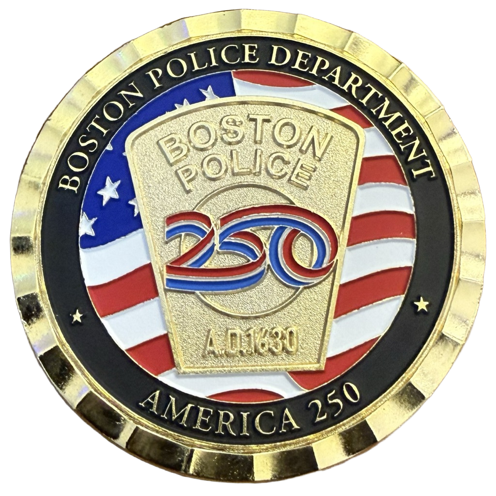 Boston, MA Police Department America 250 — front