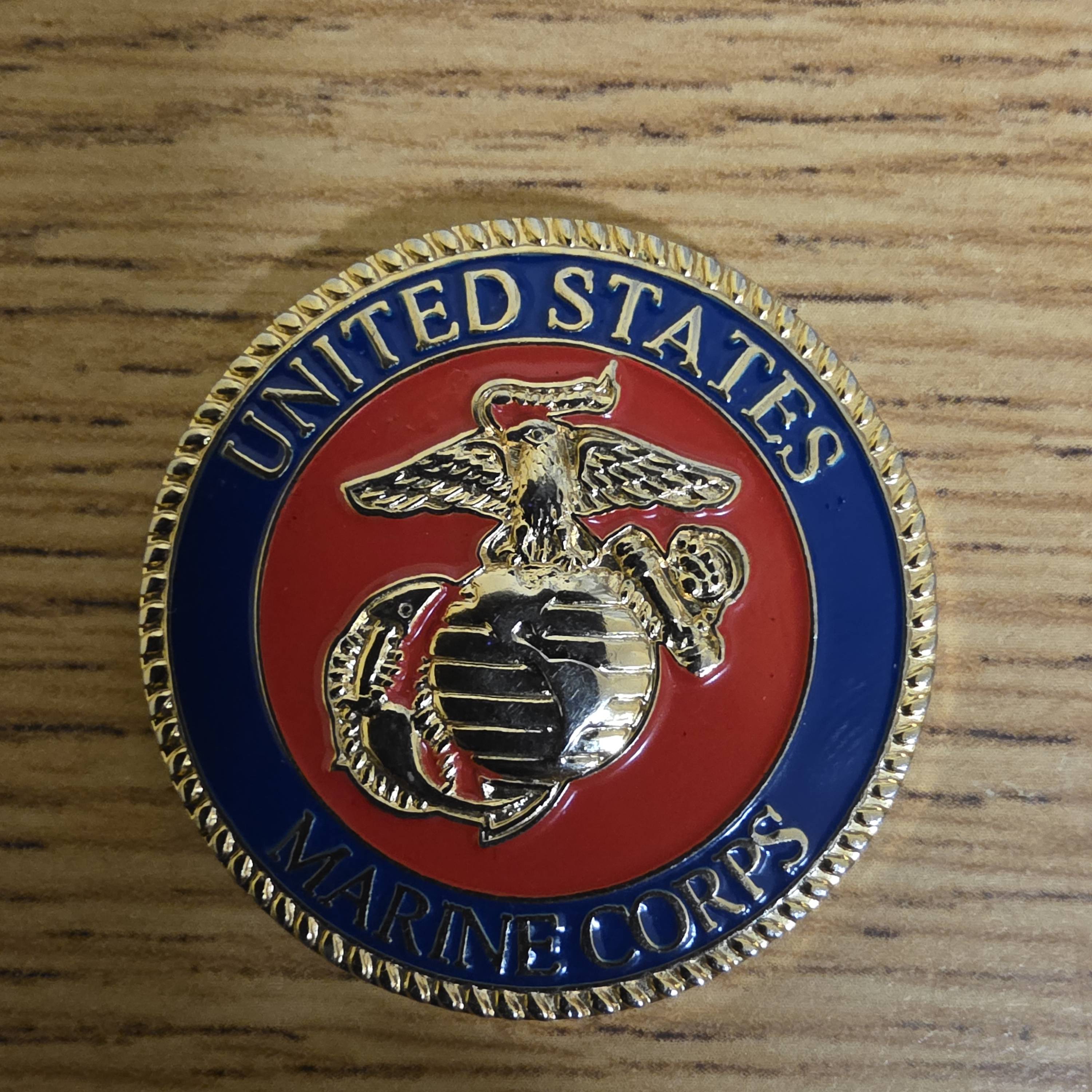 Lt Gen Fred Mccorkle coin — back