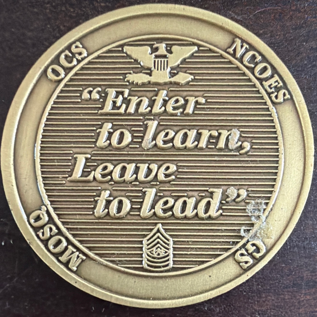 Honor Grad Coin — back