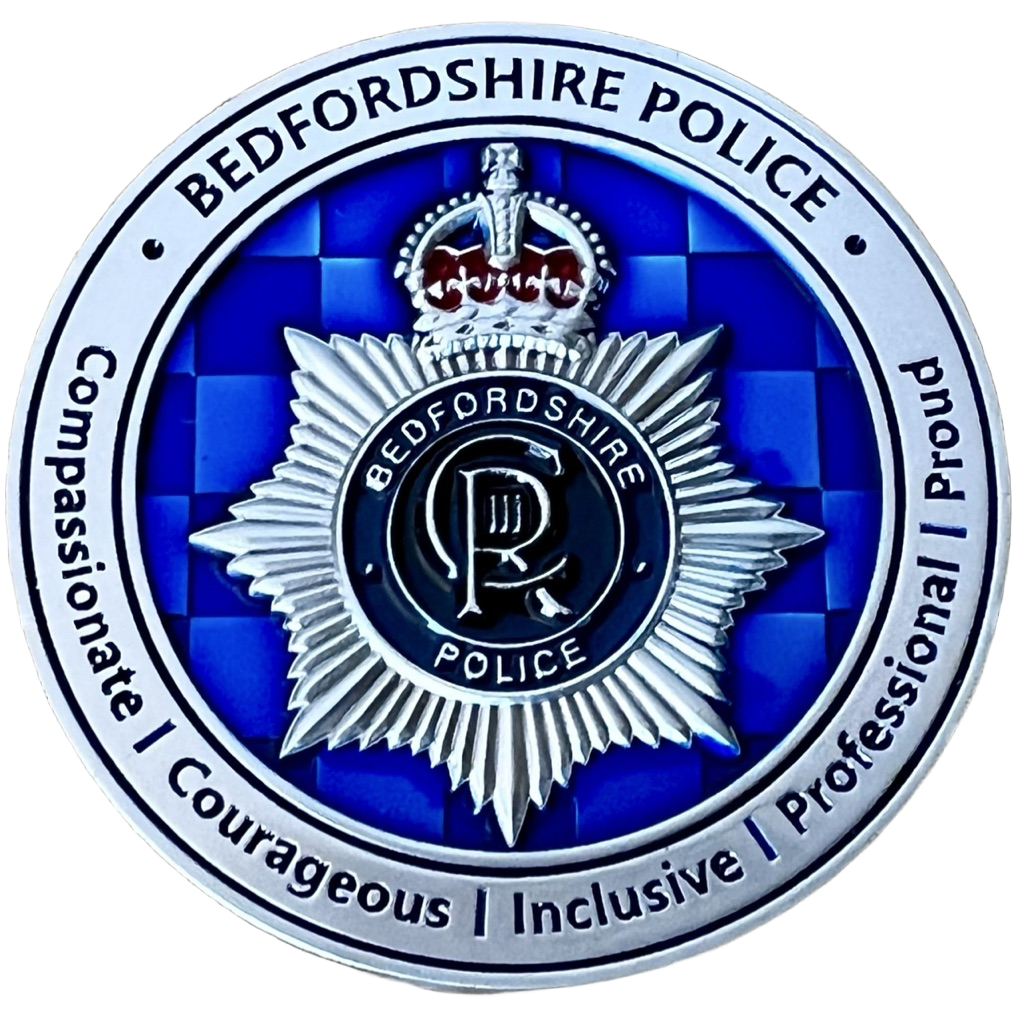 Luton Airport Police Unit Challenge Coin — back