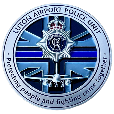 Luton Airport Police Unit Challenge Coin